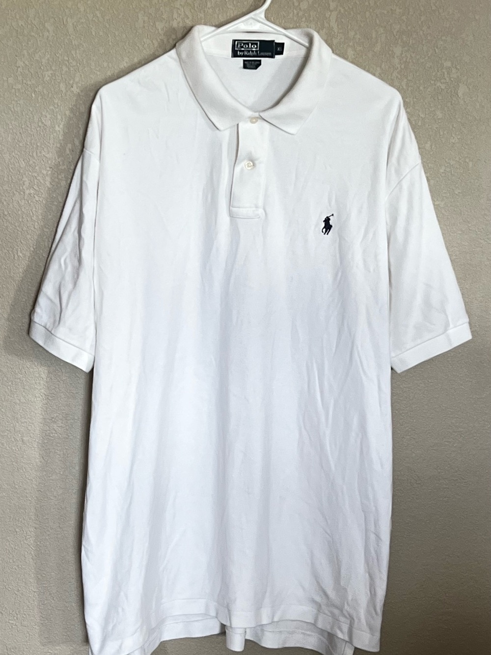 Polo by Ralph Lauren Men's Classic White Polo Shirt Size XL